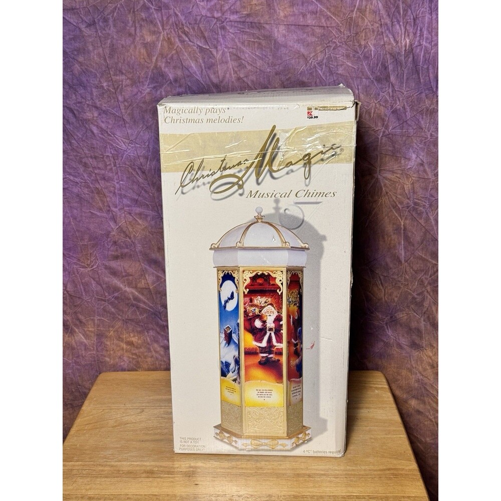 1997 Trendmasters Christmas Magic Musical Carol Chimes - Tested Works Vintage